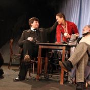 DNJ Komedianti Jan Hrusinsky Kristyna Hrusinska a Rostislav Novak foto Ivan Kahun