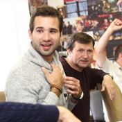 Matěj Balcar, Jan Hrušínský a Ladislav Greiner