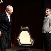 Divadlo Na Jezerce Shylock Milan Knazko a Radek Balas foto Ivan Kahun