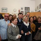 Vzácná návštěva v zákulisí - paní Marie Tomášová se všemi Respublikány