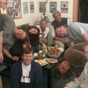 Zacatek jedne sezony na Jezu. S plnym stolem a dobrou naladou budeme za chvilku hrat Zenitbu. Zari 2012