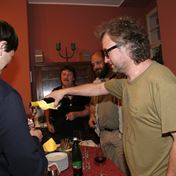 Jan Hrusinsky Jan Hrebejk v pozadi Martin Sitta a Petr Jarchovsky