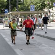 Barek  Holub a Rada Hrzanova s Jezerkou ve Vidni